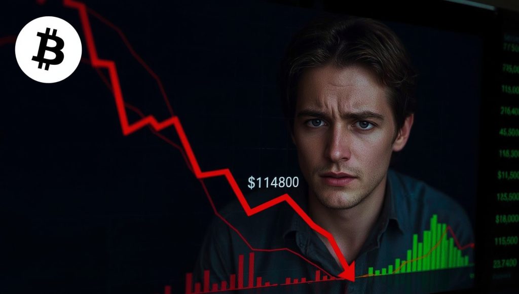 Lucid realism a dramatic financial graph on a computer screen 2jpg